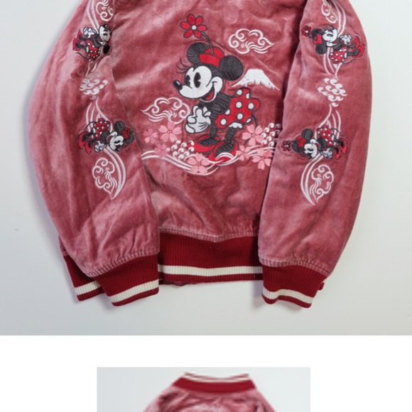🚫SOLD🚫Sukajan Japan Minnie Mouse bomber jacket - Picture 3 of 6